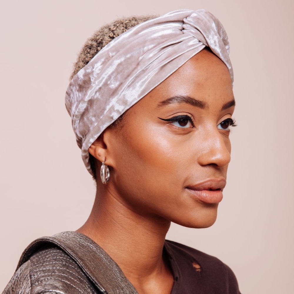 Turban headband - velvet